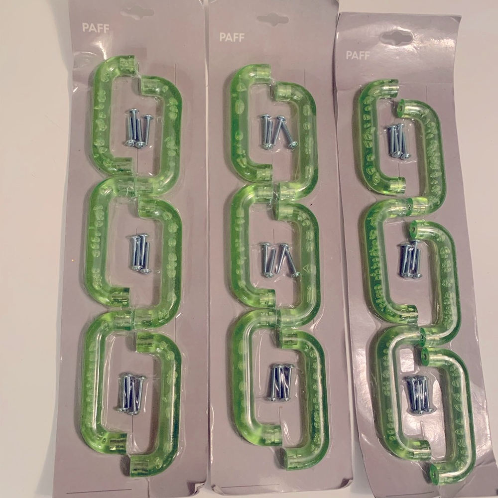 Lot of 3 packages of handles